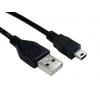 RS PRO Kabel USB do zásuvky IC Vnější, řada: RS PRO, A: USB typu A, 150 mm Vnější, Černá, B: Micro USB typ B