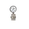 Tlakoměr diferenciálního tlaku FNPT 7572418 100 mm G 1/4 Nerezová ocel, 60 °C 10 bar 0 bar WIKA