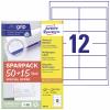 Avery-Zweckform 4781-65 univerzální etikety 97 x 42.3 mm papír bílá 65 listů trvalé inkoustová tiskárna, laserová tiskárna, barevná laserová tiskárna, kopírka, Avery-Zweckform 4781-65 univerzální etikety 97 x 42.3 mm papír bílá 65 listů trvalé inkoustová tiskárna, laserová tiskárna, barevná laserová tiskárna, kopírka,