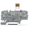 WAGO Svorkovnice s pojistkou 2002-1981/1000-429, řada: TOPJOB S, 12V Šedá 2.5mm² 1 Zásuvný Jištěný WAGO Svorkovnice s pojistkou 2002-1981/1000-429, řada: TOPJOB S, 12V Šedá 2.5mm² 1 Zásuvný Jištěný