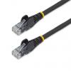 StarTech.com Kat6 Ethernetové kabely, řada: N6LPATCH, Černá, Nízko dýmivý bezhalogenový 15 m, typ pláště: Nestíněný