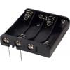 TRU COMPONENTS BH441P bateriový držák 4x AAA póly kontaktu