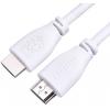 Raspberry Pi® CPRP020-W HDMI kabel Raspberry Pi® [1x HDMI zástrčka - 1x HDMI zástrčka] 2.00 m bílá