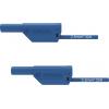Schützinger VSFK 8500 / 2.5 / 100 / BL bezpečnostní měřicí kabely 4 mm zástrčka 4 mm zástrčka 100.00 cm modrá 1 ks