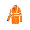 Sioen Eshton Oranžová Unisex Reflexní plášť M Sioen Eshton Oranžová Unisex Reflexní plášť M