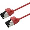 Roline 21.15.3220 RJ45 síťové kabely, propojovací kabely CAT 8.1 U/FTP 0.15 m červená 1 ks Roline 21.15.3220 RJ45 síťové kabely, propojovací kabely CAT 8.1 U/FTP 0.15 m červená 1 ks