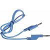 VOLTCRAFT měřicí kabel lamelová zástrčka 4 mm lamelová zástrčka 4 mm 1.00 m modrá 1 ks VOLTCRAFT měřicí kabel lamelová zástrčka 4 mm lamelová zástrčka 4 mm 1.00 m modrá 1 ks