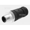 Vidlice M12 kód D, 4pólová, 4 A / 250 V, IP67, kabel