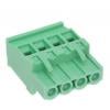 RS PRO Zásuvný blok Terminal, řada: Euro Blocks, rozteč: 5.08 mm, počet řad: 1, počet kontaktů: 4, orientace těla: