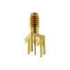 Molex Koaxiální konektor, řada: 73251 Vnitřní, 50 Ω, orientace těla: Rovný, Hranice Subminiaturní koaxiální konektor