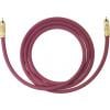 Oehlbach 2054 audio kabel 2.00 m bordó