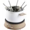 DOMO DO736F fondue 1500 W indikátor, 8 napichovátek na fondue dřevo, bílá