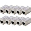 Digitus AT-AG-8-8-C6S-10 pouzdro spojky RJ45 Počet pólů 8 stříbrná 10 ks Digitus AT-AG-8-8-C6S-10 pouzdro spojky RJ45 Počet pólů 8 stříbrná 10 ks