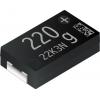 Polymerový kondenzátor, řada: KX 220 μF ±20 % EEFKX0E221RE 2.5V, Povrch Panasonic Polymerový kondenzátor, řada: KX 220 μF ±20 % EEFKX0E221RE 2.5V, Povrch Panasonic