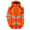 PULSAR LFE919 Oranžová Muži Bunda Parka s vysokou viditelností 6XL