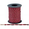 Donau Elektronik 210-10-100 lanko/ licna 2 x 0.04 mm² + 2 x 0.04 mm² červená, černá 100 m