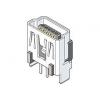 Molex Konektor USB, řada: On-The-Go Vnitřní, počet portů: 1portový, orientace těla: Rovný Micro USB typ B, 30 V,