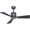 CasaFan ECO NEO III 92 BG-SW/TK WiFi Flügel Schwarz/Teak stropní ventilátor 12 W (Ø x v) 92 cm x 360 mm čedičově šedá s dálkovým ovládáním, s časovačem, vhodný
