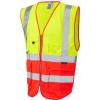 Leo Workwear Oranžová, Žlutá Recyklovaný polyester Reflexní vesta M Leo Workwear Oranžová, Žlutá Recyklovaný polyester Reflexní vesta M