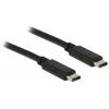 Delock Kabel USB-C USB 2.0 USB-C ® zástrčka, USB-C ® zástrčka 1.00 m černá 83673 Delock Kabel USB-C USB 2.0 USB-C ® zástrčka, USB-C ® zástrčka 1.00 m černá 83673