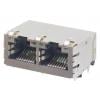 Molex Konektor RJ45, řada: 93828 Vnitřní, počet cest: 8, Pravý úhel, Průchozí otvor Stíněné, počet portů: 2portový Molex Konektor RJ45, řada: 93828 Vnitřní, počet cest: 8, Pravý úhel, Průchozí otvor Stíněné, počet portů: 2portový