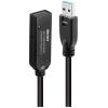 LINDY USB kabel USB 3.2 Gen1 USB-A zástrčka, USB-C ® zásuvka 10.00 m černá 43376 LINDY USB kabel USB 3.2 Gen1 USB-A zástrčka, USB-C ® zásuvka 10.00 m černá 43376