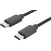 Digitus USB kabel USB 2.0 USB-C ® zástrčka, USB-C ® zástrčka 1.00 m černá AK-300138-010-S
