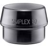 Halder SIMPLEX 3202.080 náhradní hlava středně tvrdé 430 g 90 mm 1 ks Halder SIMPLEX 3202.080 náhradní hlava středně tvrdé 430 g 90 mm 1 ks