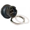 CONEC USB adaptér, řada: 17 Zásuvka/zásuvka, počet portů: 1portový, orientace těla: Rovný USB typu A, 30Vrms, Panel USB CONEC USB adaptér, řada: 17 Zásuvka/zásuvka, počet portů: 1portový, orientace těla: Rovný USB typu A, 30Vrms, Panel USB