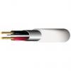 Prysmian Napájecí kabel, řada: FP200 2žilový 100 m, Bílá, vnější průměr: 9.5 mm OD, 500V 70 °C Prysmian Napájecí kabel, řada: FP200 2žilový 100 m, Bílá, vnější průměr: 9.5 mm OD, 500V 70 °C