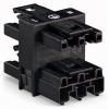 WAGO Konektor pro osvětlení, řada: 770 Kabel Distribuční blok Klecová svorka 25A, IP20 barva Černá, formát pólů: 3, WAGO Konektor pro osvětlení, řada: 770 Kabel Distribuční blok Klecová svorka 25A, IP20 barva Černá, formát pólů: 3,