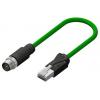 Kabel pro snímače a ovladače, A: Vnější, A: M12, Rovný 4, B: M12, Přímý, B: Vnější, 60V 8, IP67 RS PRO 3 m Kabel pro snímače a ovladače, A: Vnější, A: M12, Rovný 4, B: M12, Přímý, B: Vnější, 60V 8, IP67 RS PRO 3 m