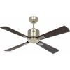 CasaFan ECO NEO III 103 MA-NB/KI WiFi Flügel Nussbaum/Kirsche stropní ventilátor 16 W (Ø x v) 103 cm x 360 mm starožitná mosaz s dálkovým ovládáním, s