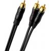 Oehlbach D1C23712 cinch audio Y kabel [2x cinch zástrčka - 1x cinch zástrčka] 15.00 m antracitová