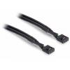 Delock napájecí kabel 50 cm černá Delock napájecí kabel 50 cm černá