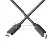 Kabel USB 3.1 USB-C vidlice/vidlice, 1 m, černý