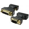 RS PRO Adaptér, adaptér z typu: VGA Vnější, DVI, adaptér z typu: Adaptér monitoru Vnitřní