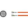 Helukabel TOPSERV® 112 servo kabel 4 G 25.00 mm² + 2 x 1.50 mm² oranžová 707286 100 m