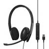 EPOS EPOS ADAPT 160T USB II - Headset - On-Ear - kabelgebunden Headset otevřená (On Ear) kabelová stereo černá Potlačení hluku regulace hlasitosti, Vypnutí