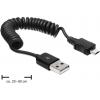 Delock USB kabel USB 2.0 USB-A zástrčka, USB Micro-B zástrčka 0.60 m černá 83162 Delock USB kabel USB 2.0 USB-A zástrčka, USB Micro-B zástrčka 0.60 m černá 83162