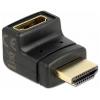 Delock 65072 HDMI adaptér [1x HDMI zástrčka - 1x HDMI zásuvka] vícebarevná 0 mm