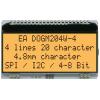 DISPLAY VISIONS 7segmentový displej bílá 4.80 mm 3.3 V, 5 V Počet číslic: 4 EADOGM204W-A