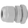 Kabelová průchodka PG-13,5, vnější závit M20×1,5, 6–12 mm, bílá