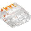 WAGO 221-413-50, 221, kabelová svorka, 0.14-4 mm², kontakty 3, transpa...