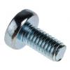 RS PRO Šroub s nízkou půlkulovou hlavou Pozidriv, Lesklý zinek, Ocel hlavice Kónická 12 mm