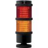 RS PRO Signální věž LED Bez součásti sirény 2 světelných prvků barva Žlutá, Červená 24V Základna