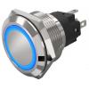EAO Osvětlené tlačítko, řada: 82 IP65, IP67 SPDT Panel Blokování Osvětlené 22.3 mm 3A, barva LED: Modrá 240 V dc 240 V EAO Osvětlené tlačítko, řada: 82 IP65, IP67 SPDT Panel Blokování Osvětlené 22.3 mm 3A, barva LED: Modrá 240 V dc 240 V