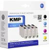 KMP Ink náhradní Epson T0611, T0612, T0613, T0614 kompatibilní kombinované balení černá, azurová, purppurová, žlutá E97V 1603,0005