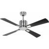 CasaFan ECO NEO III 103 BN-WN/SI WiFi Flügel Wenge/silber stropní ventilátor 16 W (Ø x v) 103 cm x 360 mm chrom (kartáčovaný) s dálkovým ovládáním, s