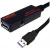Roline USB kabel USB 3.2 Gen1 USB-A zástrčka, USB-A zásuvka 20.00 m černá 12.04.1072